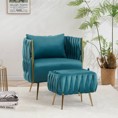 Chair for discount two with ottoman